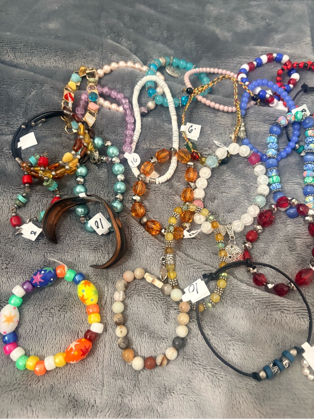 Multicolor Beaded Stretch Bracelet - Women Jewelry